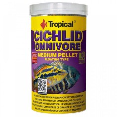 Tropical Cichlid Omnivore Medium Pellet - mangime per ciclidi onnivori, granulometria medio grande