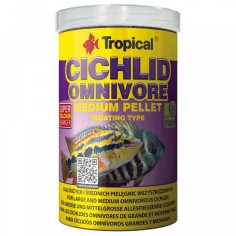 Tropical Cichlid Omnivore Medium Pellet - mangime per ciclidi onnivori, granulometria medio grande