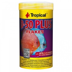 Tropical D-50 Plus Flakes - mangime in fiocchi per Discus