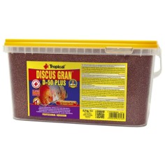 Tropical Discus Gran D-50 Plus - mangime granulare con astaxantina che intensifica i colori dei Discus