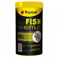 Tropical Dried Fish - Pesci essiccati per tartarughe acquatiche rettili e grandi pesci - 250ml / 35gr