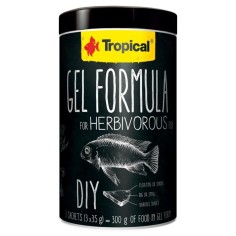 Tropical Gel Formula Herbivorous 3x35gr - Mangime in gel DIY per tutte le specie di pesci Erbivori