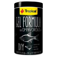 Tropical Gel Formula Omnivorous 3x35gr - Mangime in gel DIY per tutte le specie di pesci Onnivori
