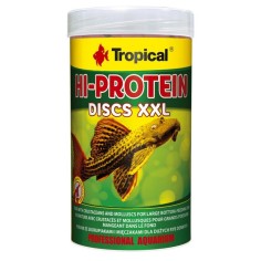 Tropical Hi-Protein Discs XXL 250ml/125gr - Pastiglie Proteiche per Pesci da Fondo di Grandi Dimensioni