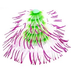 AQL Decor Fluo modello 10P cm12x12x7h - decorazione in silicone fluorescente