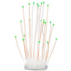 AQL Decor Fluo modello 26O cm10x5x21h - decorazione in silicone fluorescente