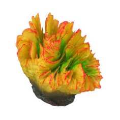 AQL Decorazione Corallo in Resina Modello Plerogyra Yellow Type 1 cm8x6x8h