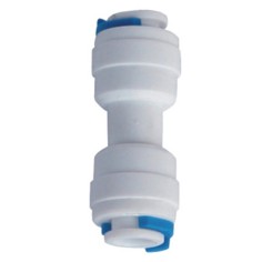 AQL Raccordo Diritto 1/4 x 1/4 con attacchi rapidi per Impianti ad Osmosi