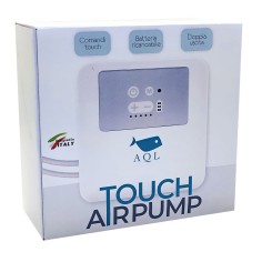 AQL Touch Air Pump colore bianco - aeratore con battery back-up 2x1,8 L/min 2w