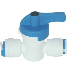 AQL Valvola di Chiusura con Attacchi Rapidi 1/4 per Impianti ad Osmosi