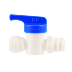 AQL Valvola di Chiusura con Attacco Rapido 1/4 e Filetto Maschio 1/4