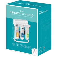 Aqpet Osmosy Twist Pro 75 GPD - impianto a bicchiere a sgancio rapido 4 stadi con pompa booster 2