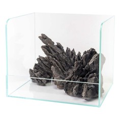 Aqpet Swamp 40 - paludario in vetro extrachiaro cm40x30x35h 2