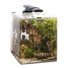 Aquael OptiBent Set 20 cm25x25x30h 19L - acquario accessoriato in vetro extrachiaro