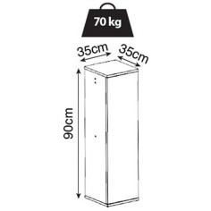 Aquael Supporto per Fish&Shrimp Duo cm35x35x90h 2