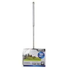 Aquael Telescopic Fish Net - Retino con Manico Estendibile fino a 50cm in Alluminio