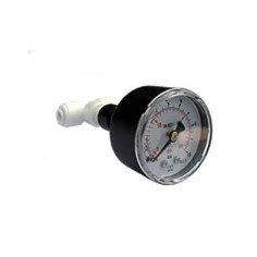 Forwater Manometro 0-10 Bar ø 40 con Attacchi Rapidi da 1/4 2