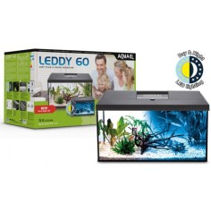 Aquael Aquarium Set Leddy 60 Day&Night - acquario cm60x30x30h completamente accessoriato