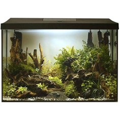 Aquael Aquarium Set Leddy 60XL Day&Night Nero - acquario cm60X30X40h completamente accessoriato 2