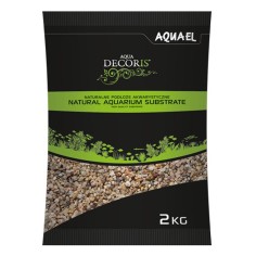 Aquael Natural Multicolored Gravel 1.4-2mm - Ghiaietto Colorato