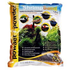 AquaArt Shrimp Sand Powder 1,8kg - substrato fine di origine vulcanita per gamberetti