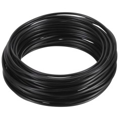 Tubo in Silicone colore nero - diametro 4/6mm 1mt