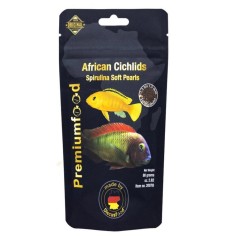 Discusfood African Cichlid Spirulina Soft Pearls 80gr - mangime con alga spirulina per ciclidi africani