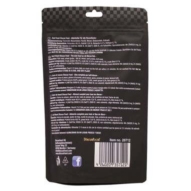 Discusfood Beef Heart Granulat 1,5mm - Alimentazione Premium per Discus con Cuore di Bue e Aloe Vera - Made in Germany