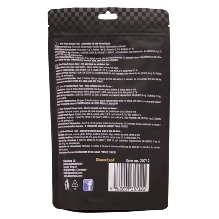 Discusfood Beef Heart Granulat 1,5mm - Alimentazione Premium per Discus con Cuore di Bue e Aloe Vera - Made in Germany