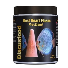DiscusFood Best Heart Flakes Pro Breed 300ml - mangime in fiocchi per allevatori di Discus