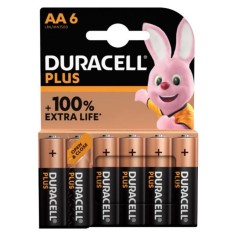 Duracell Plus AA Stilo Confezione da 6 Pile - LR6/MN1500