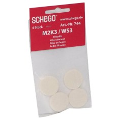 Schego Ricambio Cuscinetti in Feltro per Aeratore Modello M2K3 Pezzi per Confezione 4