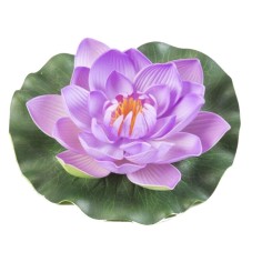 Velda Floating Lotus Foam Pink Ø17cm - decorazione sintetica galleggiante per laghetti