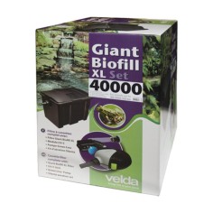 Velda Giant Biofill set XL - filtro multicamera completo di pompa, UV-c e aeratore per laghetti