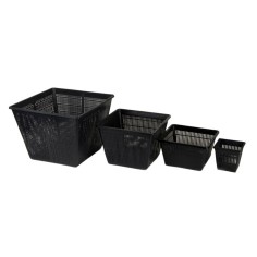 Velda Plant Basket Plastic Square cm23x23x12h - cesto quadrato in plastica rigida per piante da laghetto 2