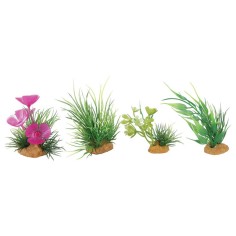 Zolux Decor Plant Box 4pz kit 1 - mix di 4 piante artificiali 2