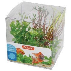 Zolux Decor Plant Box 4pz kit 2 - mix di 4 piante artificiali