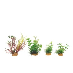 Zolux Decor Plant Box 4pz kit 2 - mix di 4 piante artificiali 2