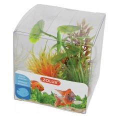 Zolux Decor Plant Box 4pz kit 3 - mix di 4 piante artificiali