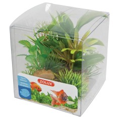 Zolux Decor Plant Box 6pz kit 2 - mix di 6 piante artificiali