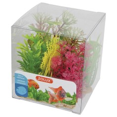 Zolux Decor Plant Box 6pz kit 4 - mix di 6 piante artificiali