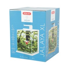 Zolux Jalaya XL 18,7L - acquario cm28,2x27,4x34,8h completo di filtro interno e plafoniera LED