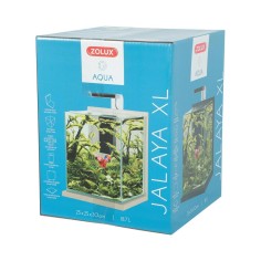 Zolux Jalaya XL 18,7L - acquario cm28,2x27,4x34,8h completo di filtro interno e plafoniera LED