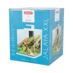 Zolux Jalaya XXL 31,5L - acquario cm30x30x35h completo di filtro interno e plafoniera LED