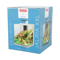 Zolux Jalaya XXL 31,5L - acquario cm30x30x35h completo di filtro interno e plafoniera LED