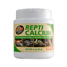 Zoomed Repti Calcium con vitamina D3 - integratore di calcio privo di fosforo per rettili e anfibi