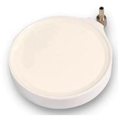 Diffusore d'ossigeno circolare bianco mm108x19h per acquari e laghetti