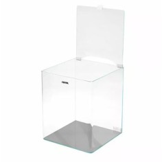 Aquael Opti Tank Rounded 70 - aquario panoramico in vetro extrachiaro 68L cm39x39x45h 2