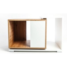 Diversa Cabinet Duo Forest White cm90x60x50h - supporto double face per High Terrarium 2