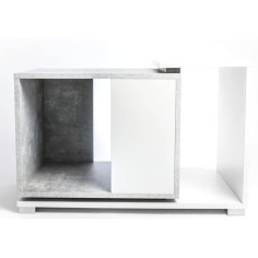 Diversa Cabinet Duo Grey White cm74x45x50h - supporto... 2